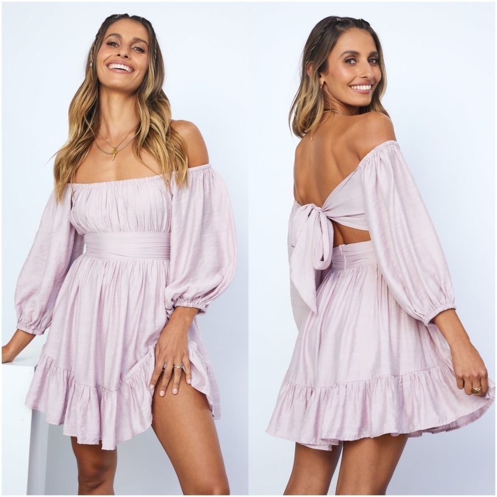 HELLO MOLLY This Is Espionage Dress In Blush